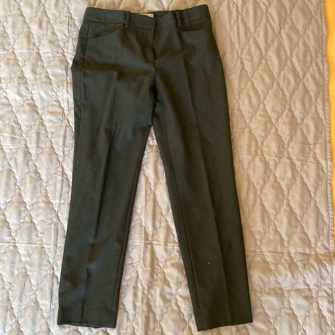 theory luxe ノーカラー　パンツ　ジャケット　スーツ上下 038