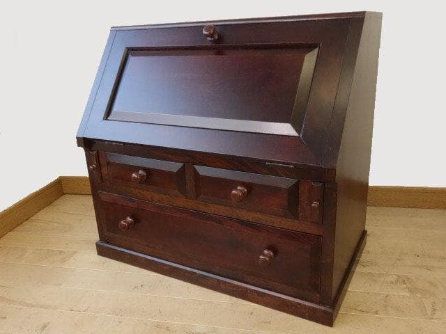 松本民芸家具　座ビューロー　ライティング　座机　 再塗装済　ＵＳＥＤ