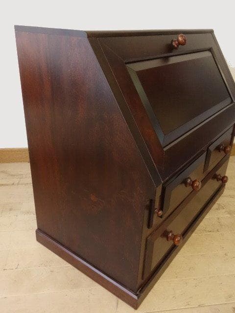 松本民芸家具　座ビューロー　ライティング　座机　 再塗装済　ＵＳＥＤ