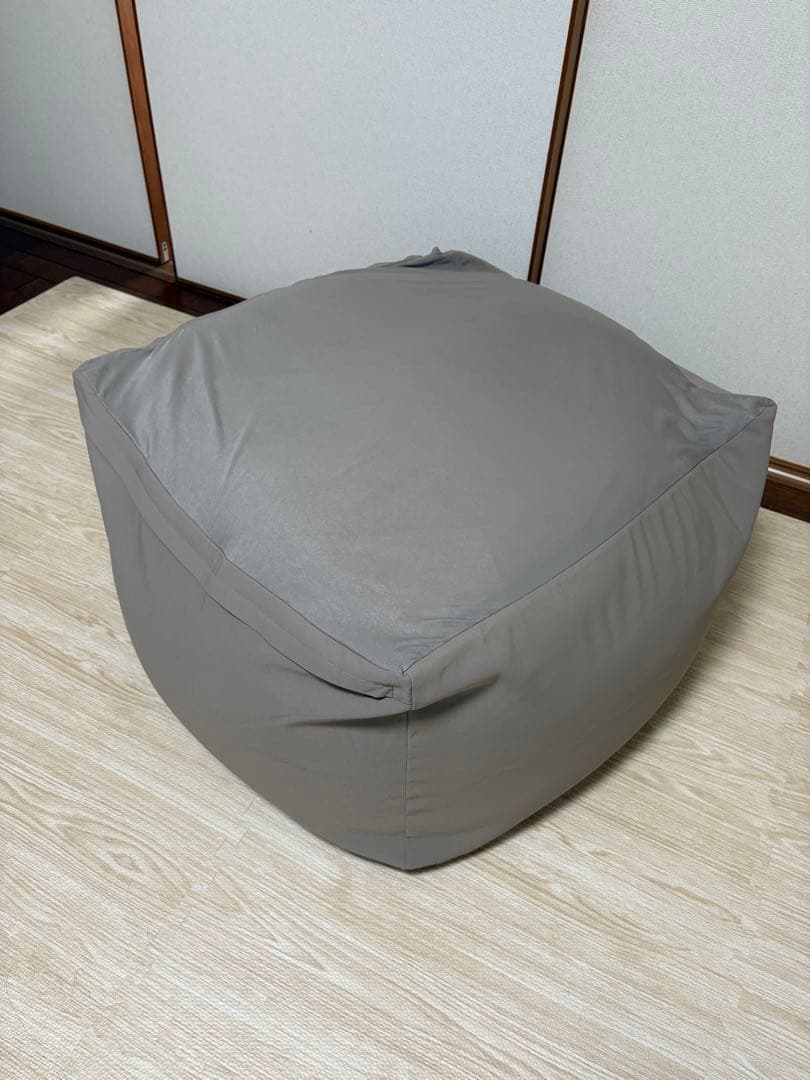 美品* 体にフィットするソファ　セット　グレーベージュ　ポリエステル平織