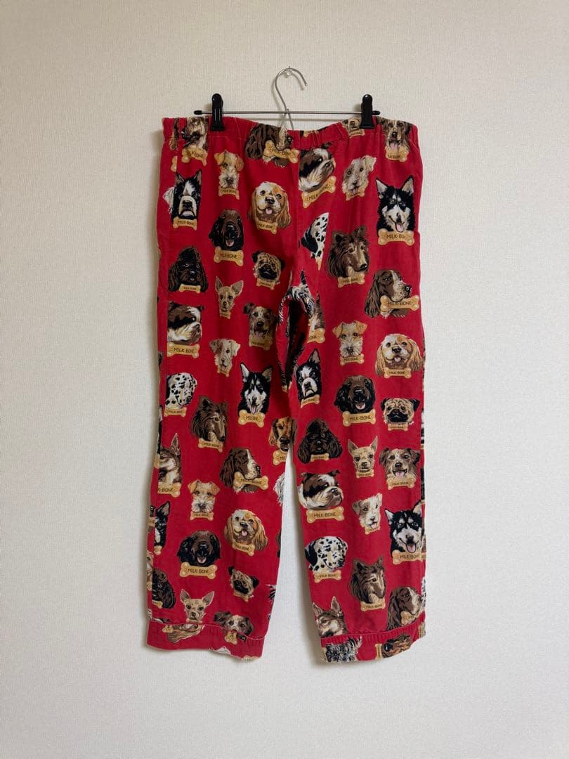 古着 used Nick&Nora 犬柄 00s パジャマセットアップ