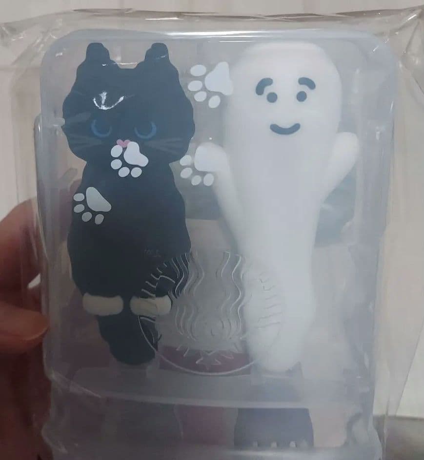 スタバ ハロウィン2025 カトラリーセット バレンタイン2026キャットポーチ