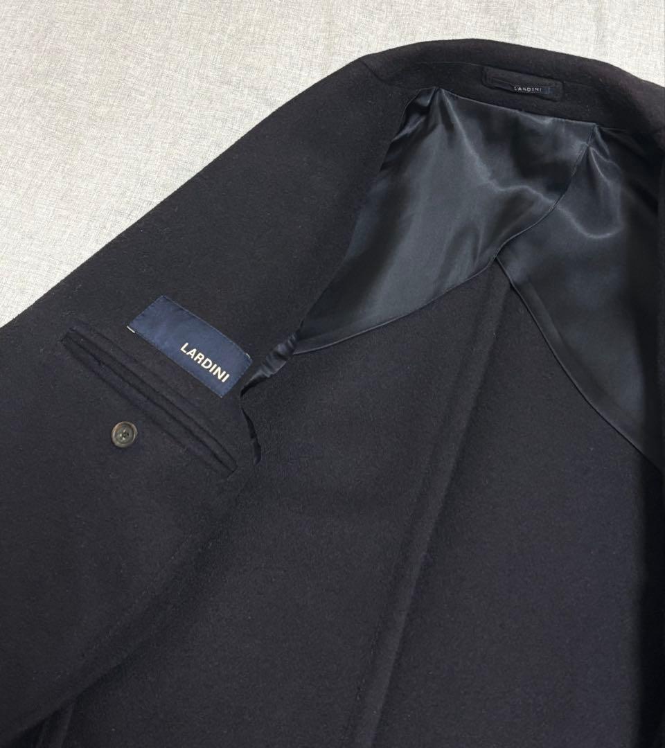 LARDINI ラルディーニ チェスターコート 42 ネイビー【k ryo様用】
