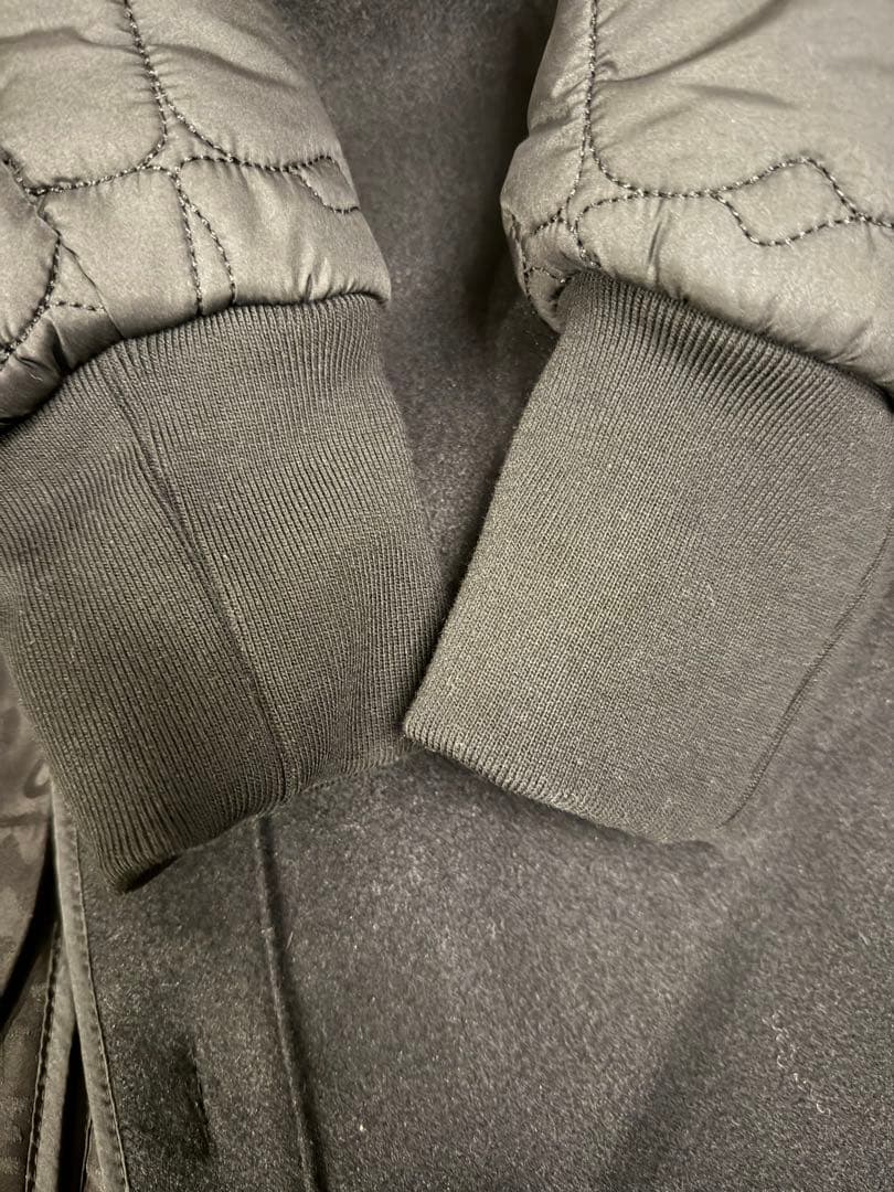 Naptime. 切替コート ブラック Sサイズ　美品