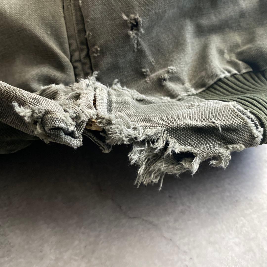 神フェード ハチノス 00s カーハート ボンバー ジャケット MOS モス M