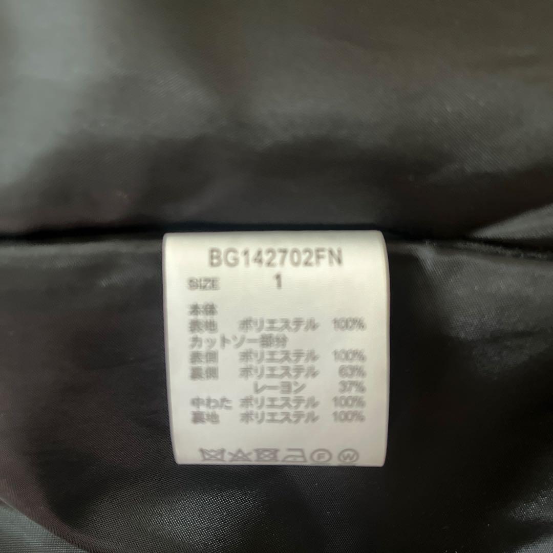 バンヤードストーム　キルティングドッキングコート　黒