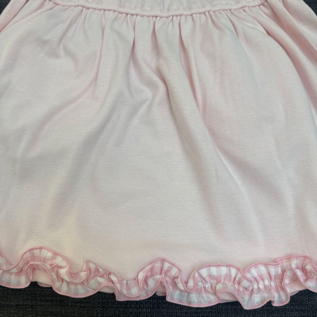 シャーリーテンプル　120 ギンガムチェック　チュニック　新品　ピンク