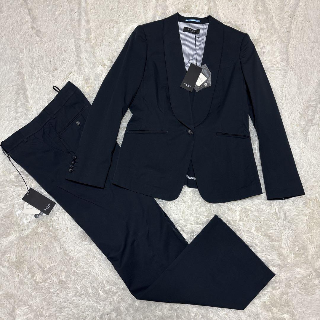 【未使用品】ポールスミスブラック　セットアップ　パンツスーツ　ネイビー　Mサイズ