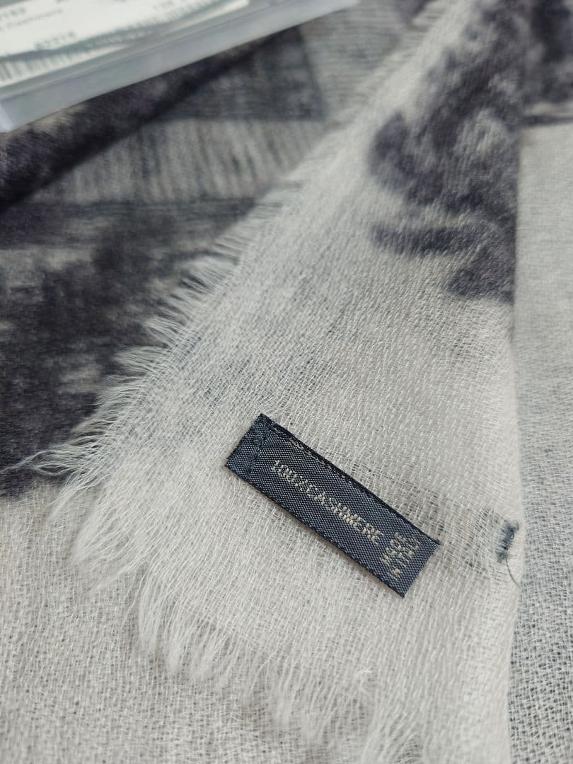 ファリエロ サルティ　Faliero Sarti　ストール　絵画　カシミヤ100