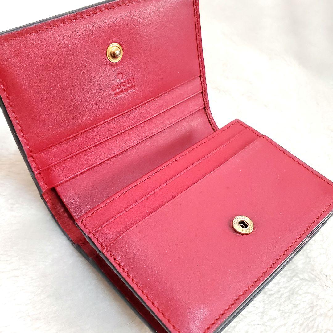 美品 希少 GUCCI　さくらんぼ　GGスプリーム　レザー　チェリー