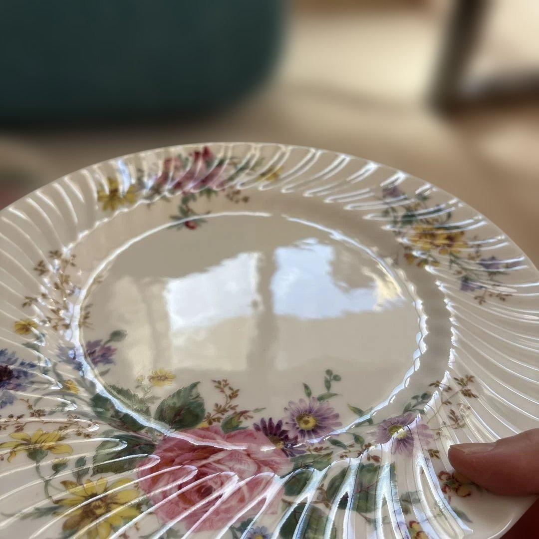   Arcadia 花柄　4枚セット27cm