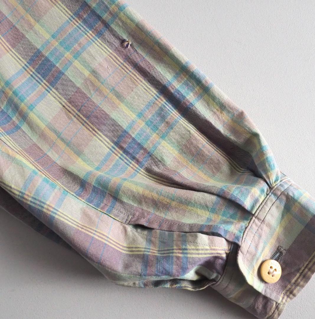 ラコステ　ブルゾン　スイングトップ　チェック柄　ワニ刺繡　ジップアップ　美品