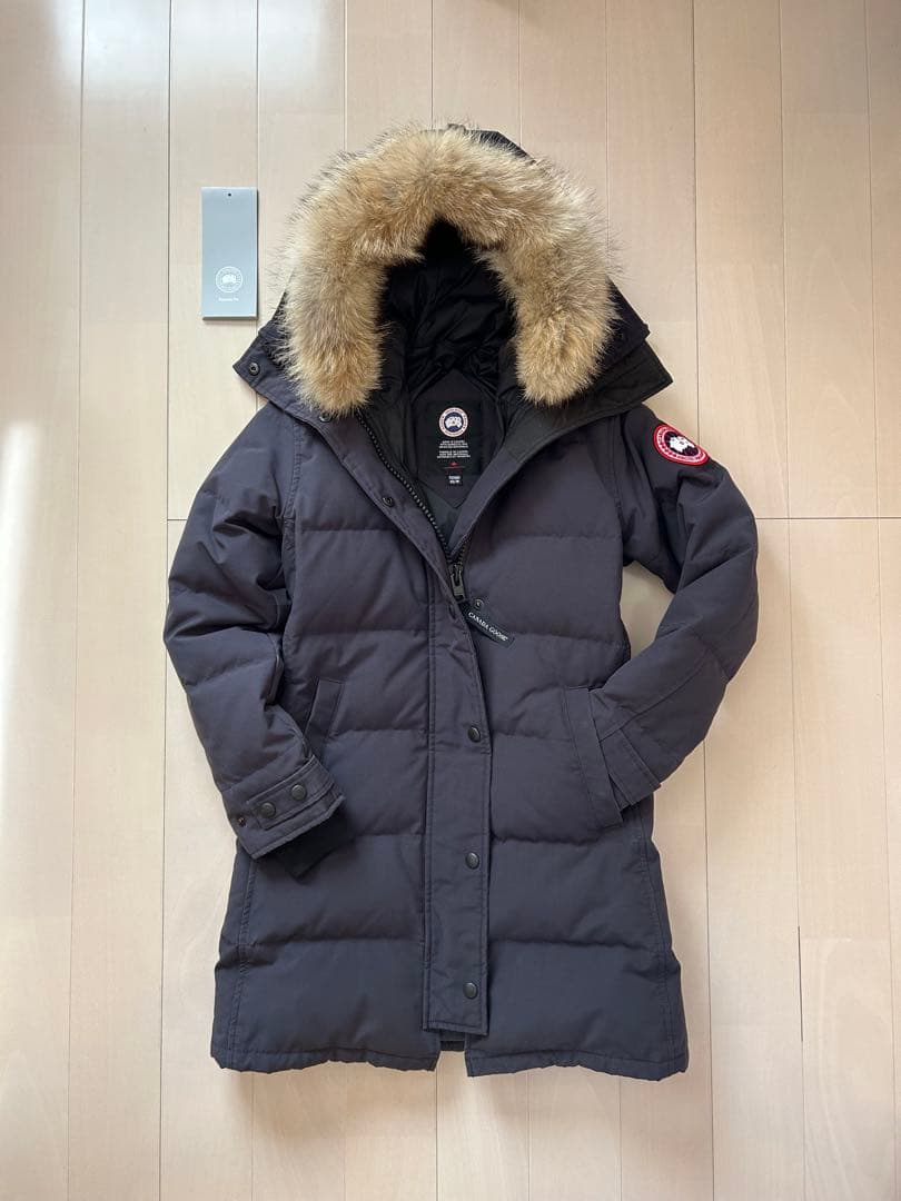 【週末セール】カナダグース ダウンコート／シェルバーン XS ネイビー