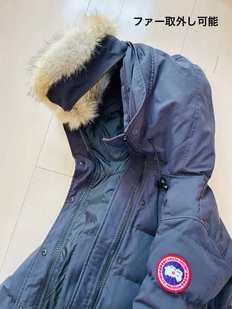 【週末セール】カナダグース ダウンコート／シェルバーン XS ネイビー