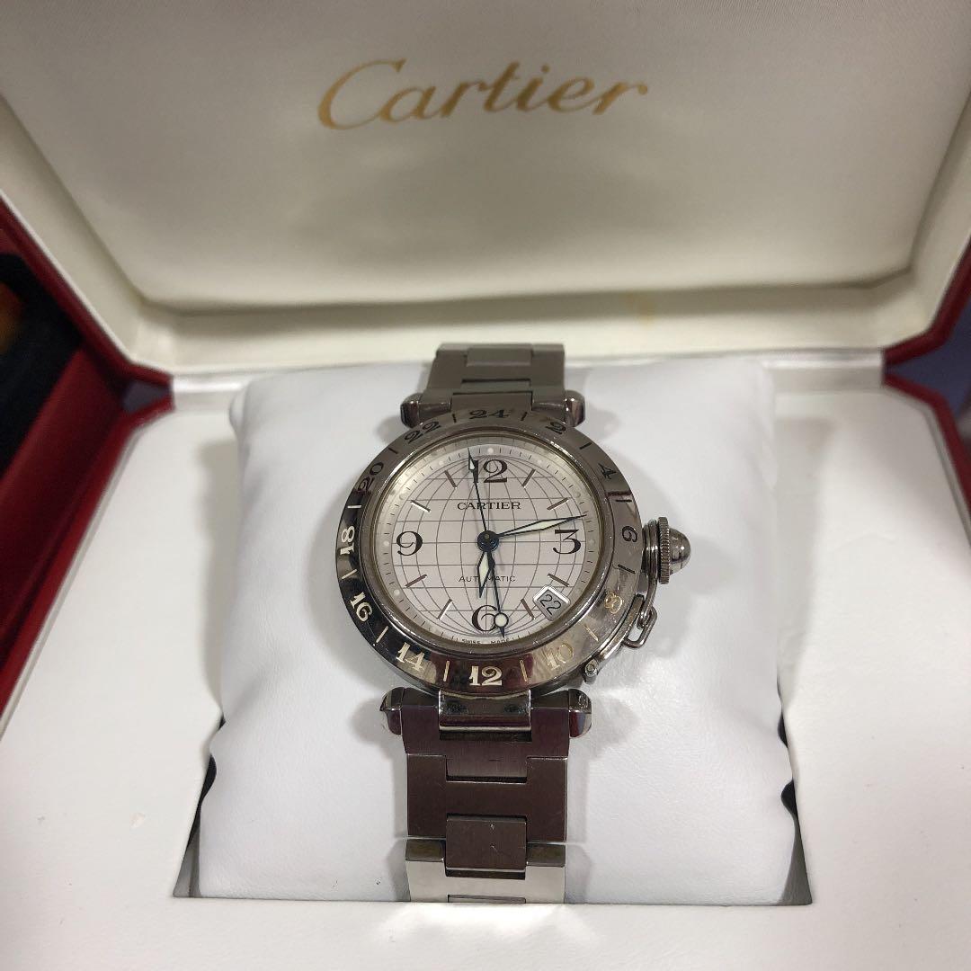 カルティエ パシャCメリディアン白