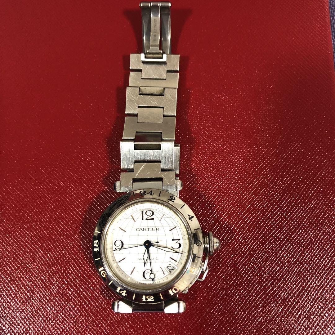 カルティエ パシャCメリディアン白