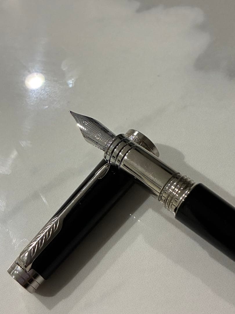 ★Parker PREMIER K18 750万年筆★ラックブラックST F