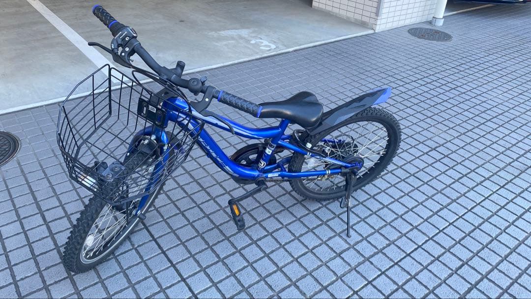 引き取り限定⭐︎青いキッズ自転車 20インチ