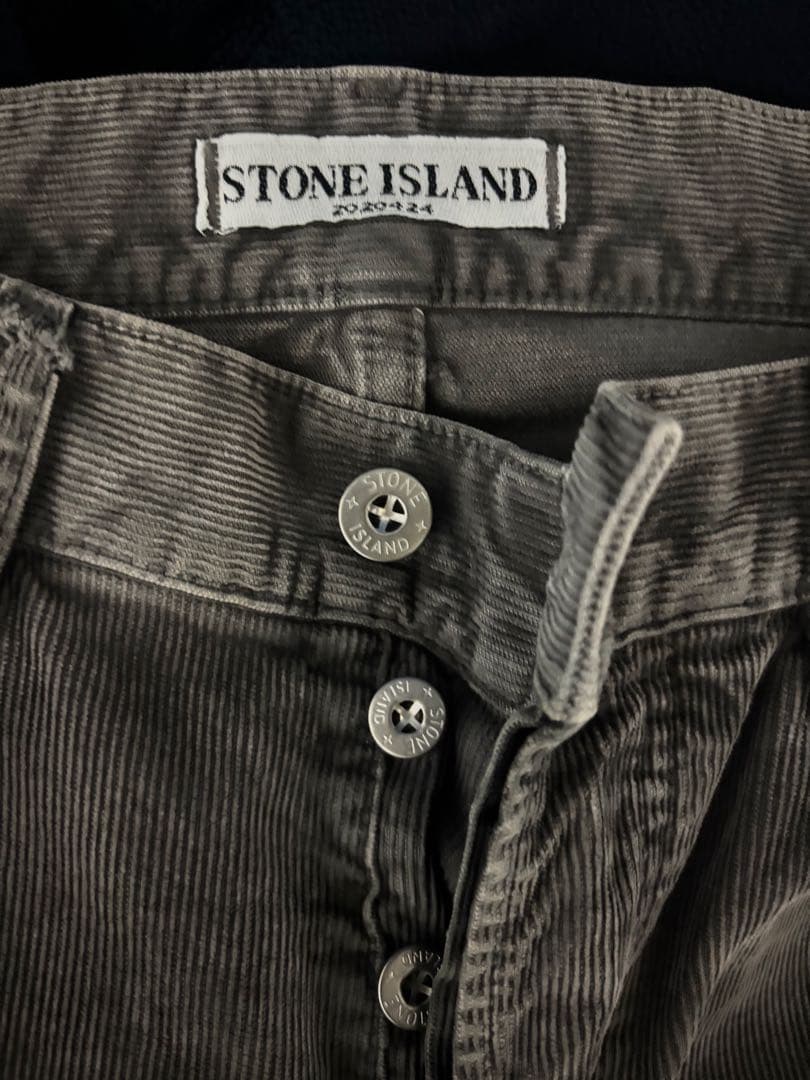 【美品】stone  コーデュロイパンツ グレー