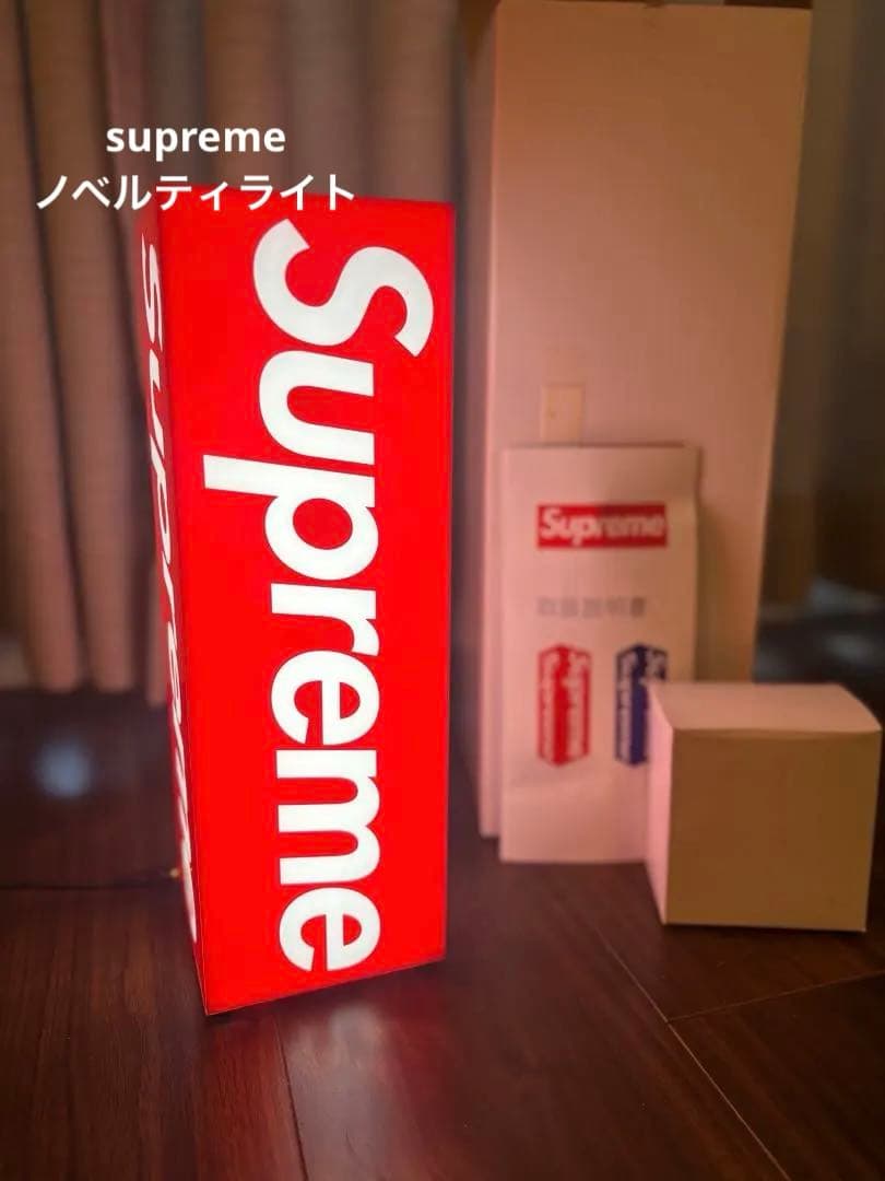 【レア】Supreme ランプ 赤 直方体