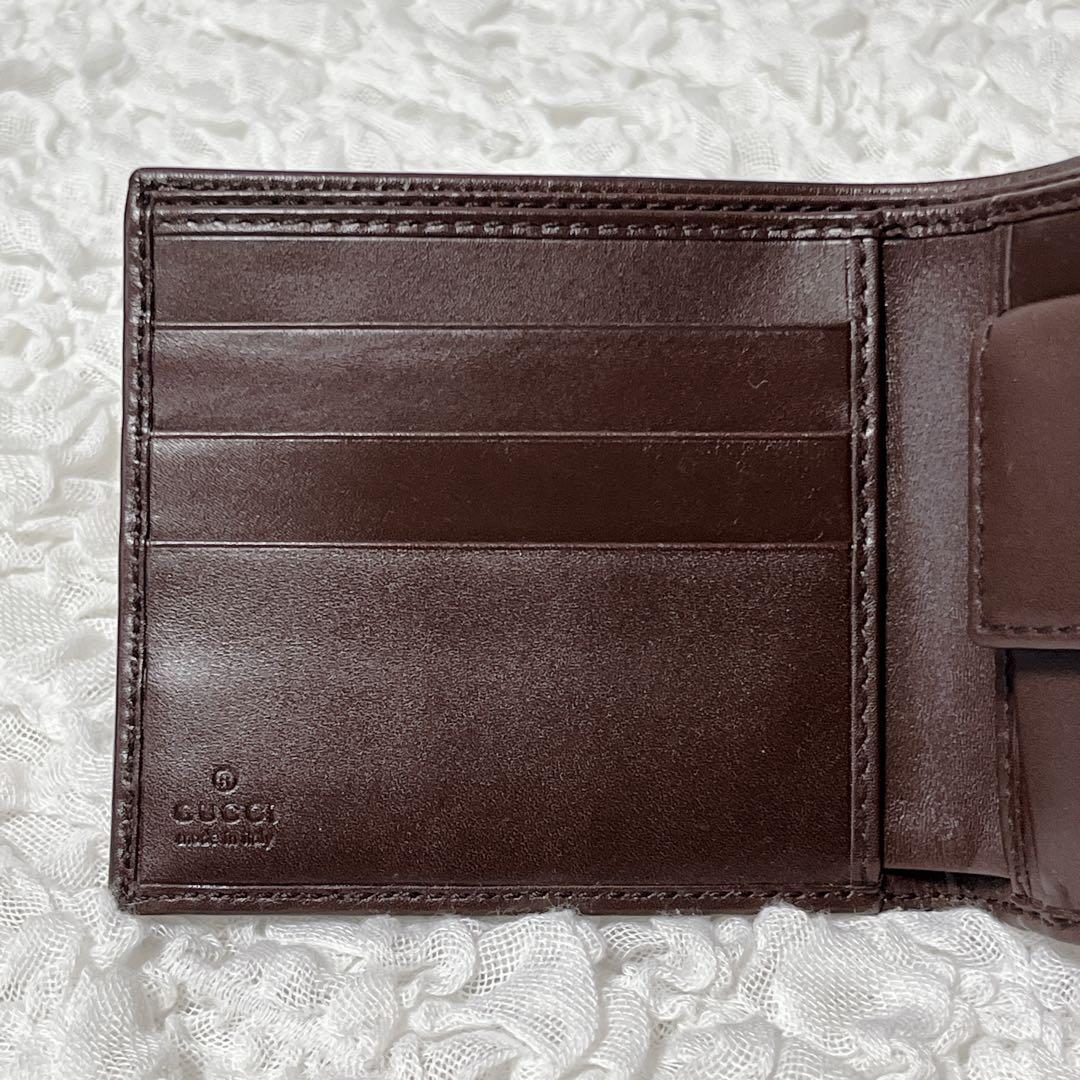 未使用級✨GUCCI グッチ　GG キャンバス　インターロッキング　折り財布