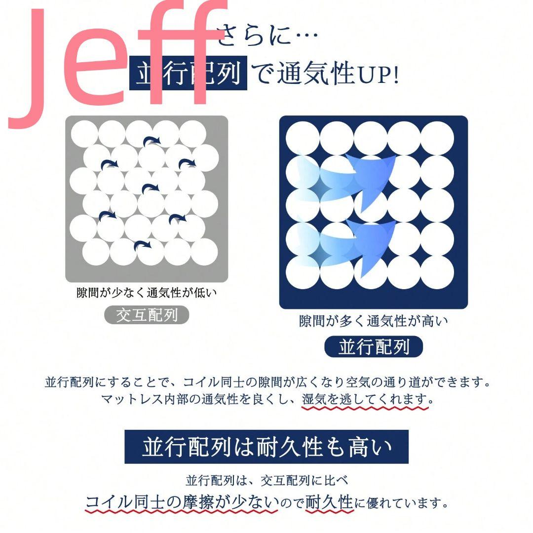 ラグア 布袋コイルマットレス 20cm 厚 体圧分散性優秀