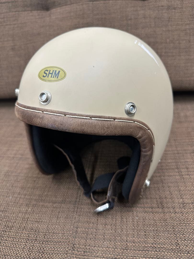 ② SHM ジェットヘルメット ベージュ Lサイズ