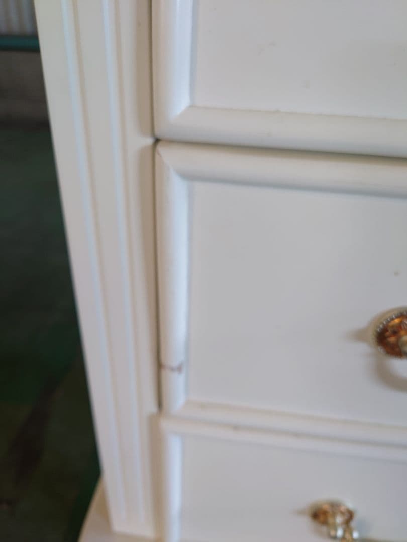 チェスト　白家具　猫脚　シャビーシック　ロココ　フレンチカントリー　サイドボード