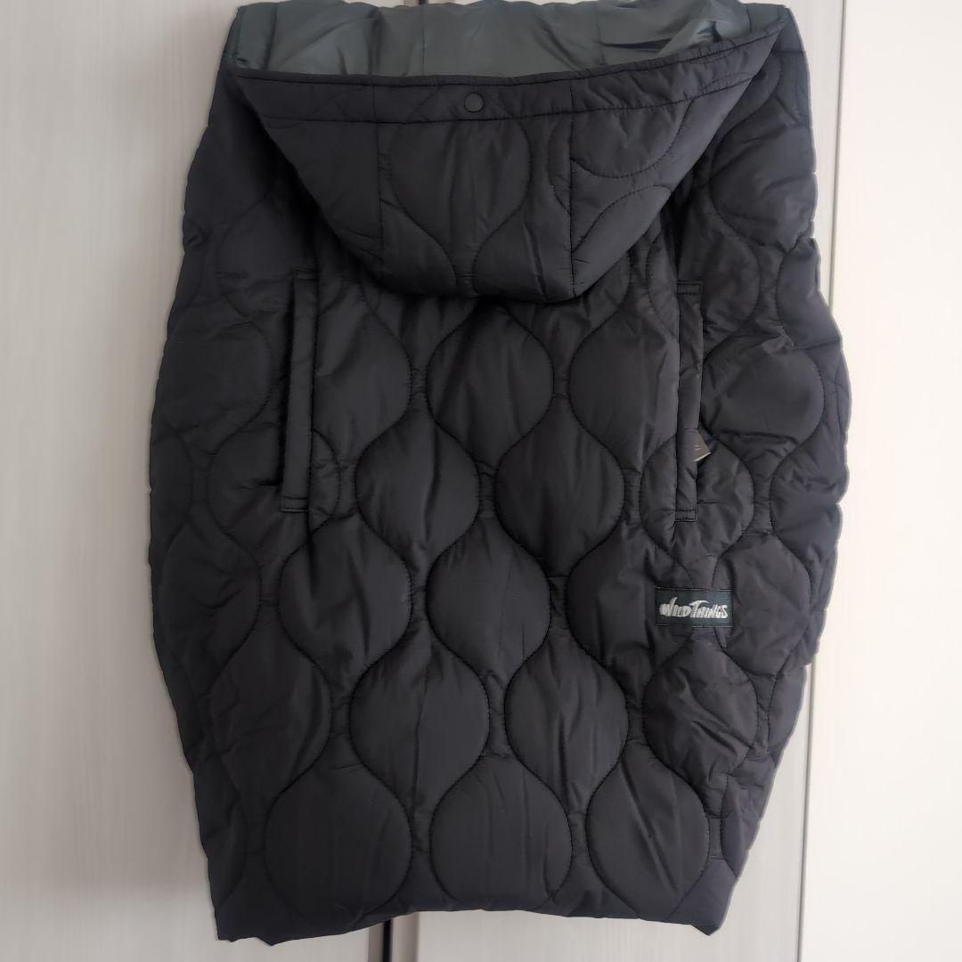 【新品未使用】WILD THINGS ブラック キルティング防寒ケープ