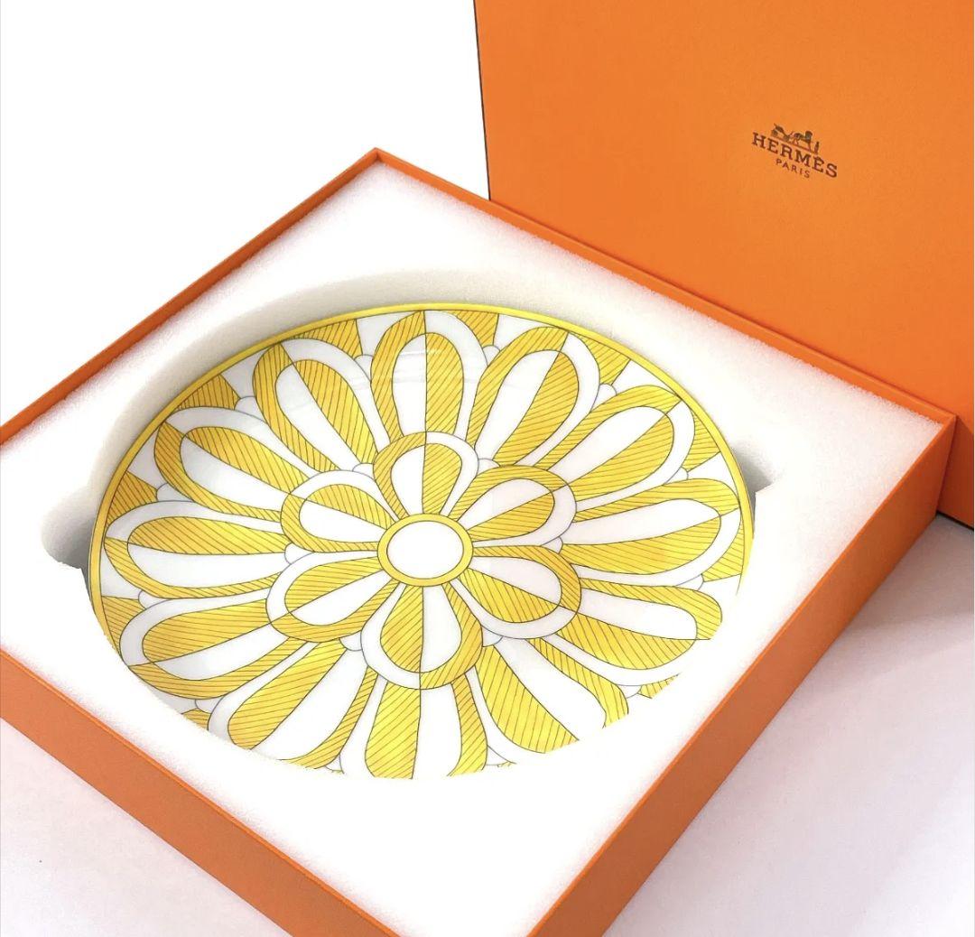 最終値下げ⬇【新品未使用】エルメス食器ソレイユ ドゥ エルメス デザートプレート