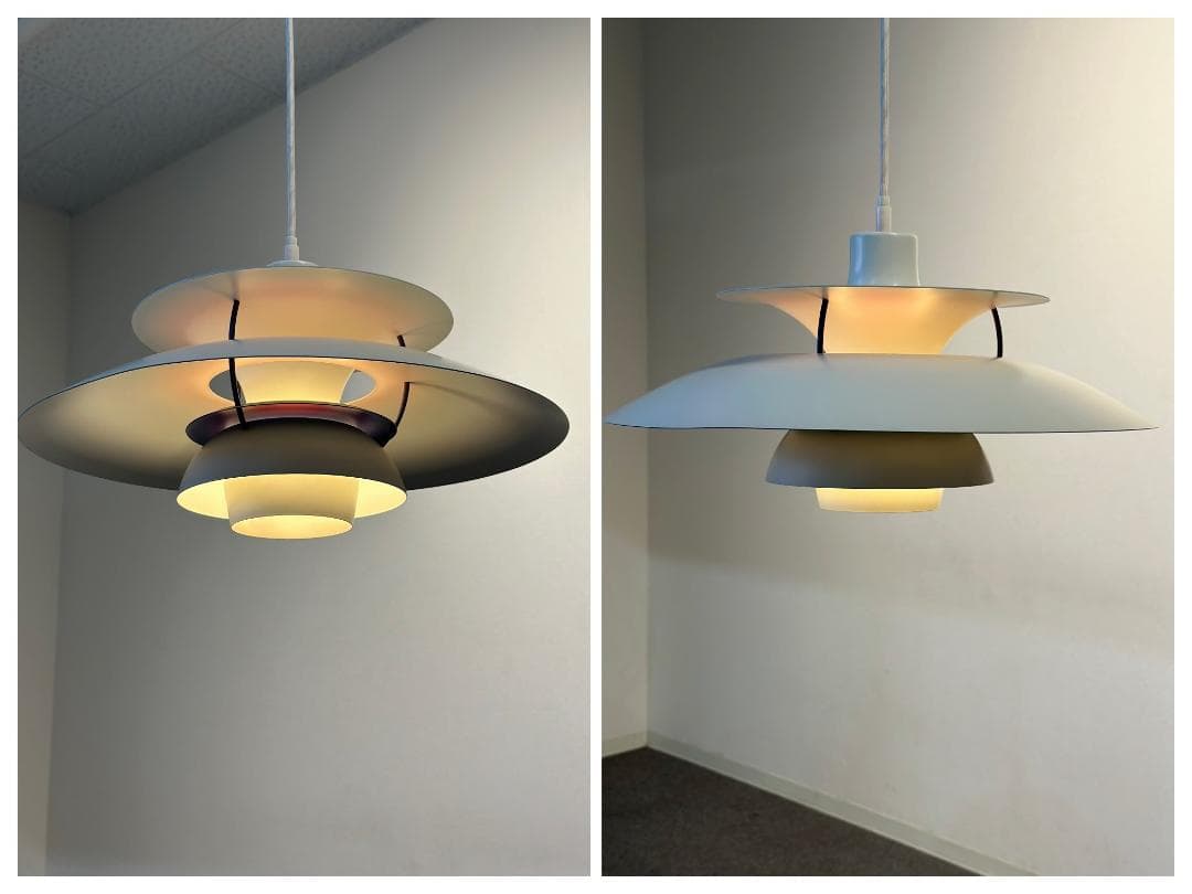 正規品■ルイスポールセン■PH 5　ペンダントライト　ホワイト　コード185cm