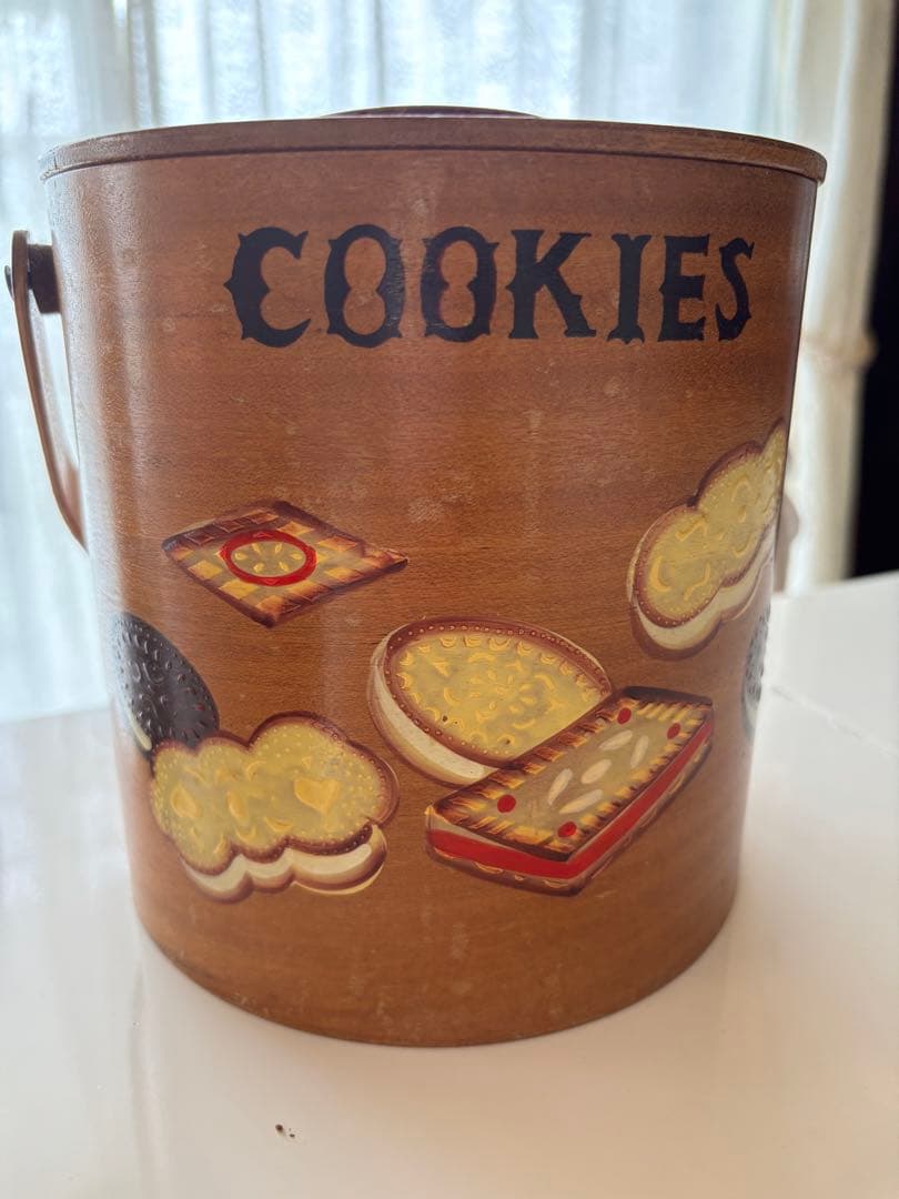 木製クッキージャー ヴィンテージ