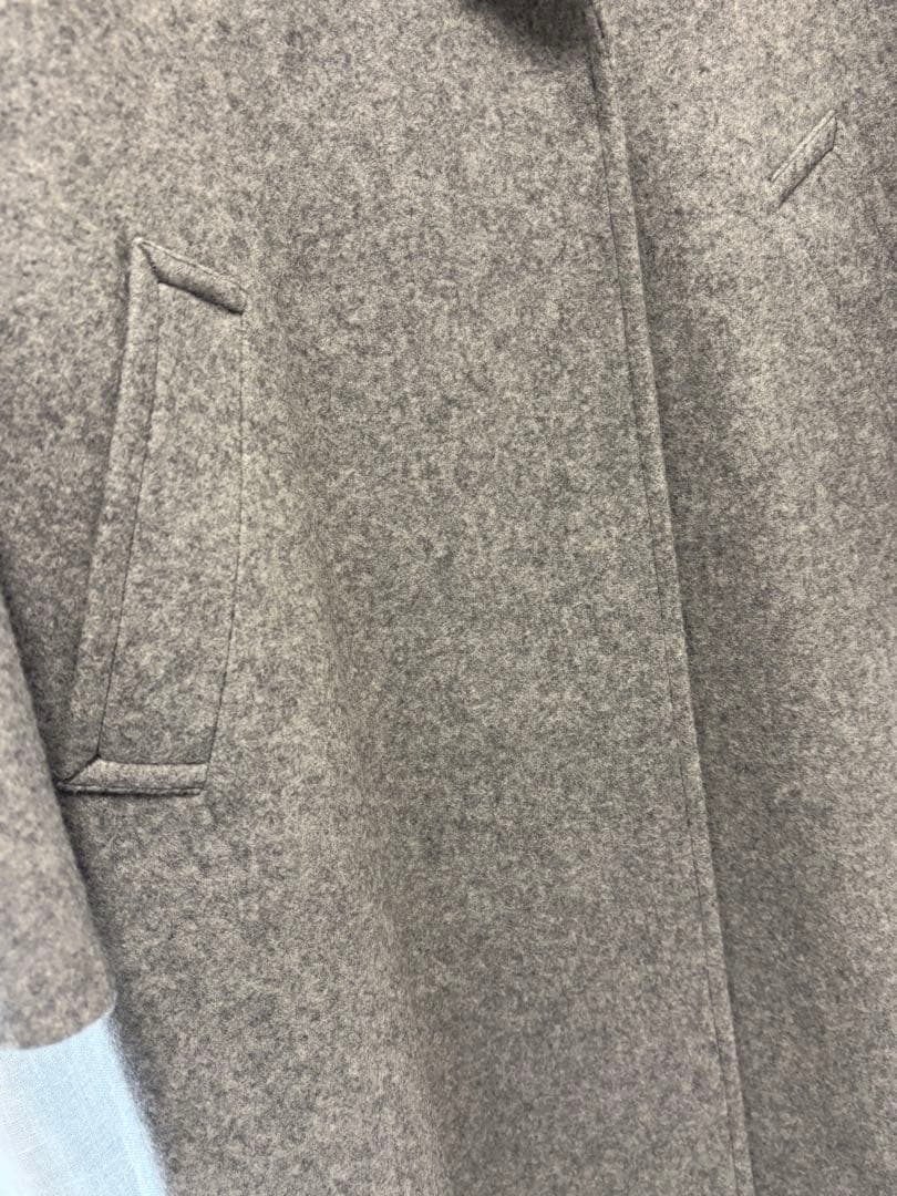 SLOVBE IENA ライトグレー ウール100% ロングコート