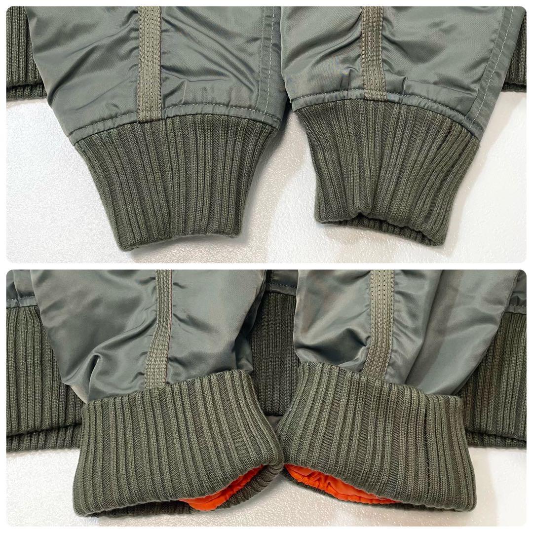 【美品 Y2K】アヴィレックス N-2B フライトジャケット 短丈 ボア カーキ