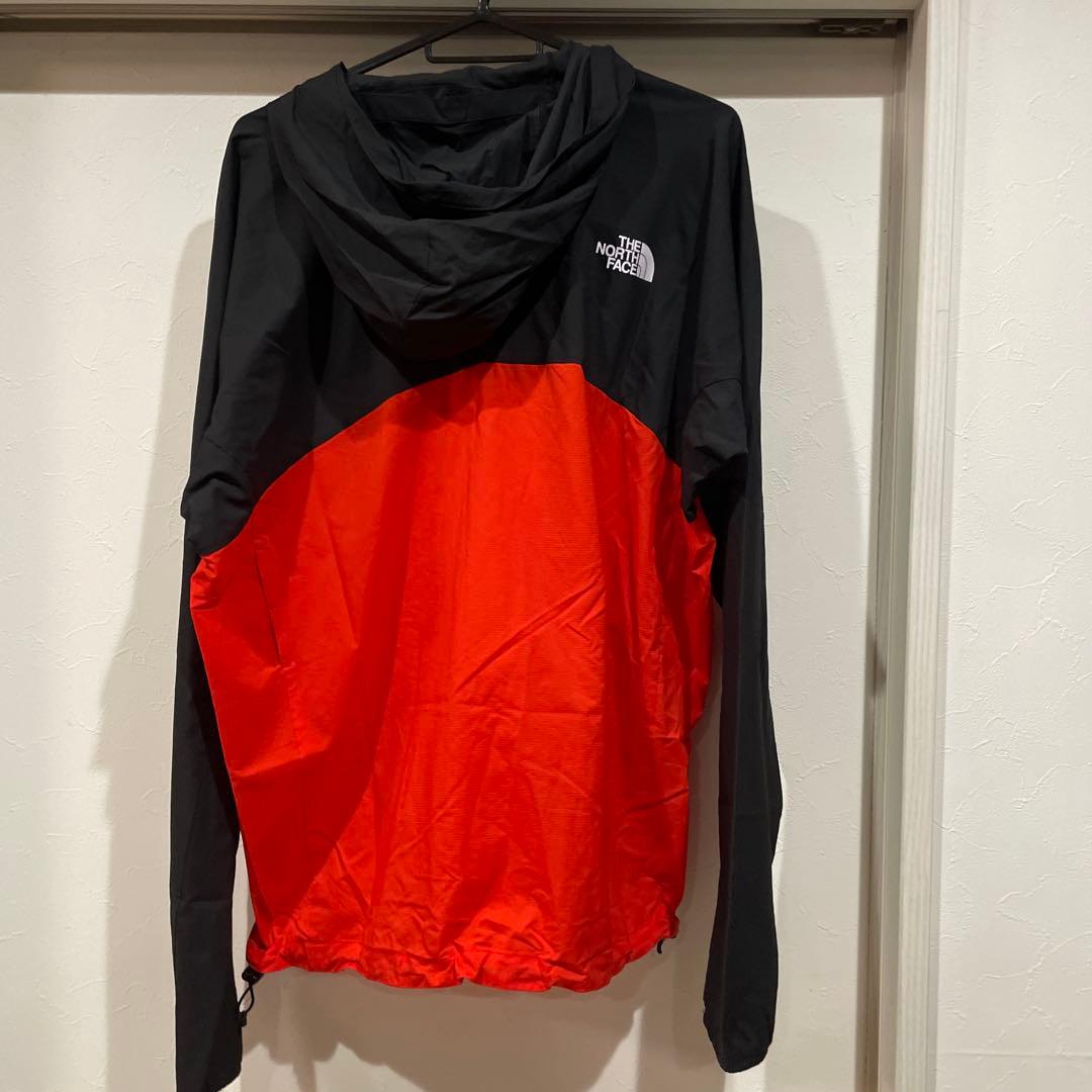 【美品】ノースフェイス　スワローテイル フーディ　XL 黒×赤