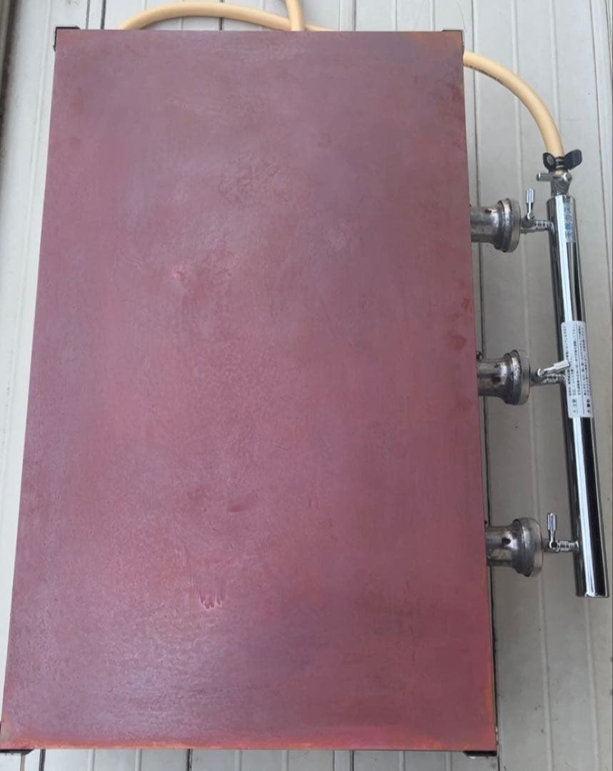 【売却済】銅板 ガスパンケーキ焼き器 どら焼き グリドル