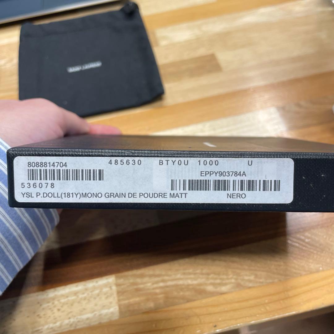 サンローラン マネークリップ ブラック YSL