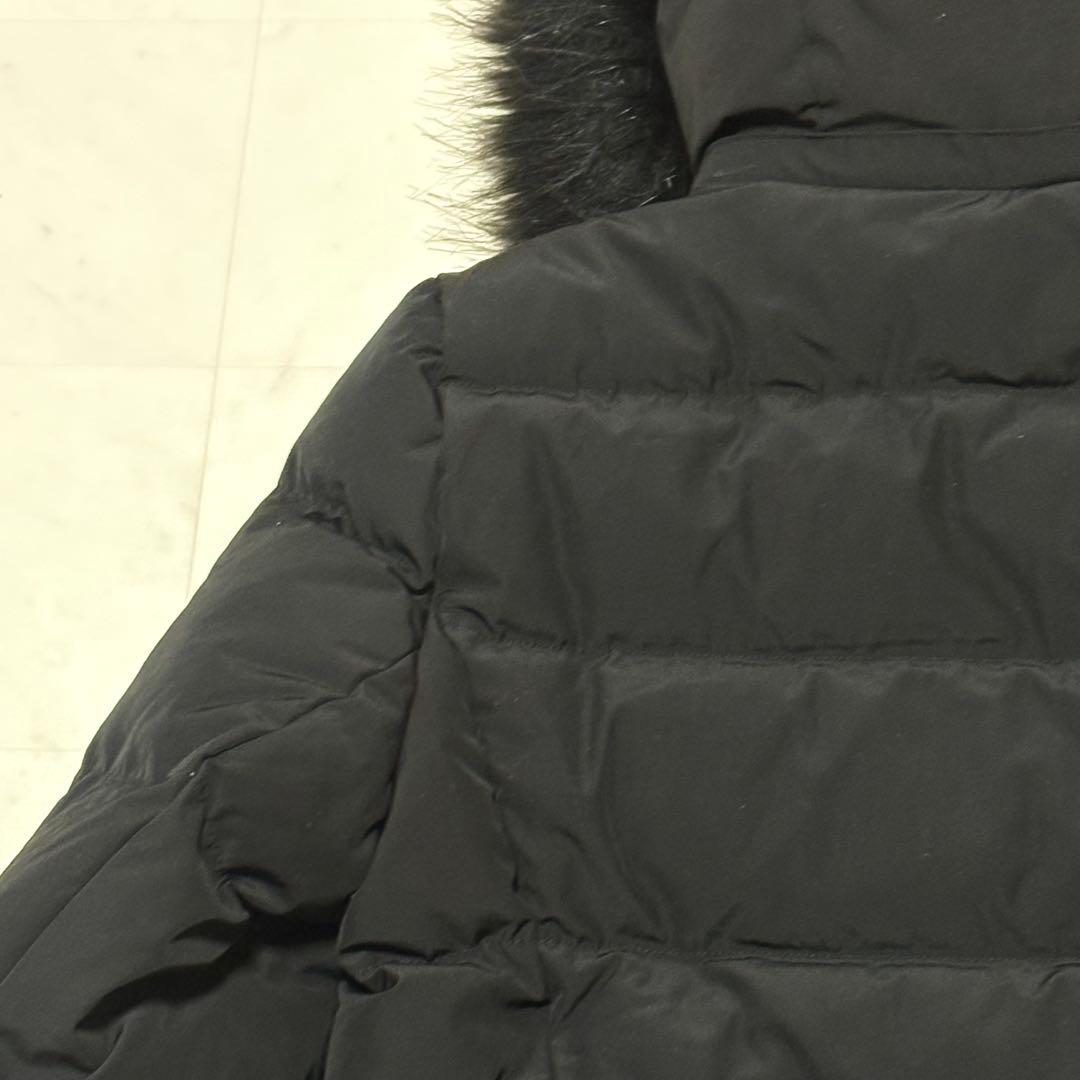 【美品】⭐️Theory⭐️セオリー ファーフード付きダウンジャケット ブラックS