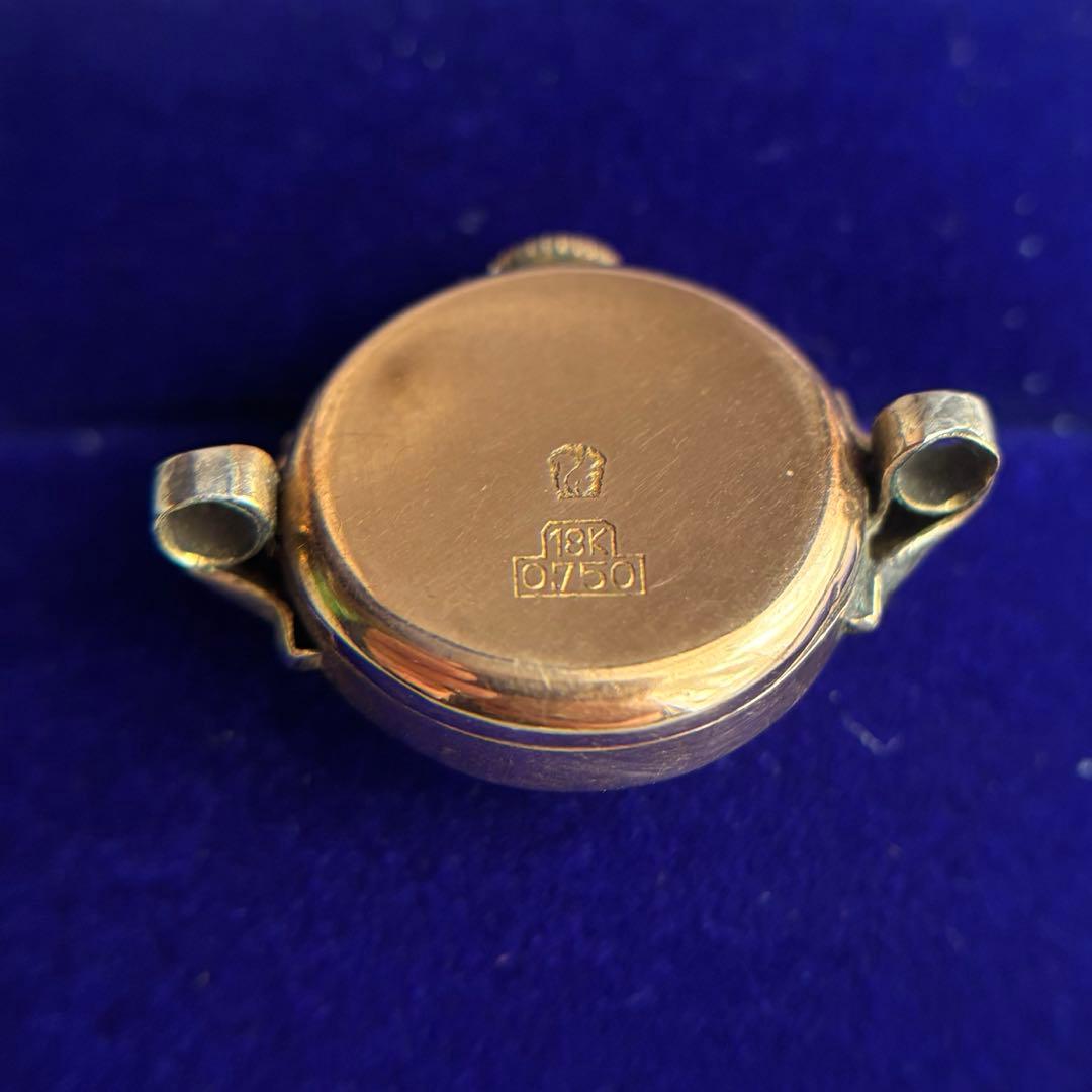 S*e様 18k 腕時計　750 ヴィンテージ　ゴールド　金　DEN-RO デン