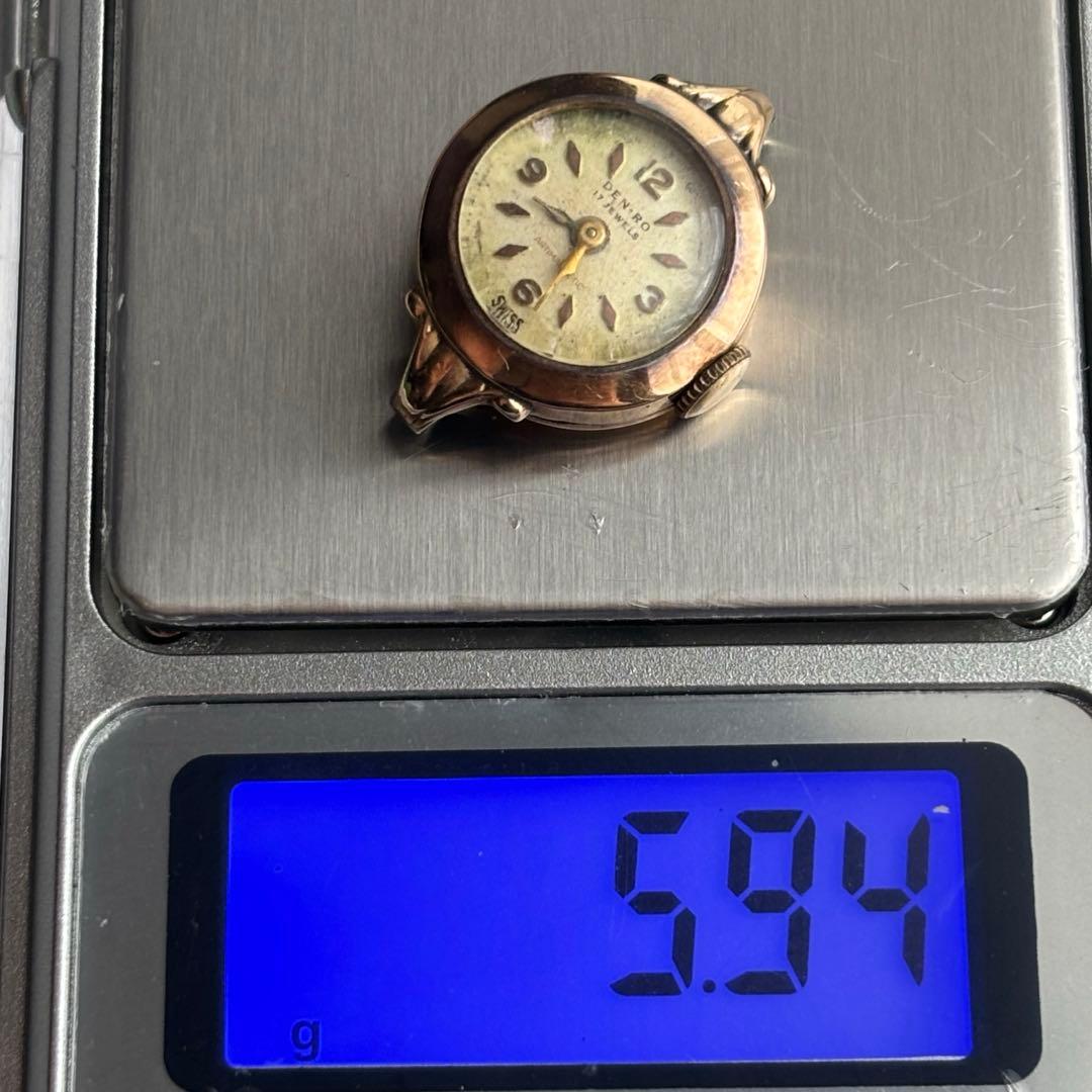 S*e様 18k 腕時計　750 ヴィンテージ　ゴールド　金　DEN-RO デン