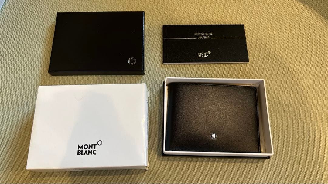 【未使用】Montblanc モンブラン 札入れ 二つ折り財布 ホワイトスター