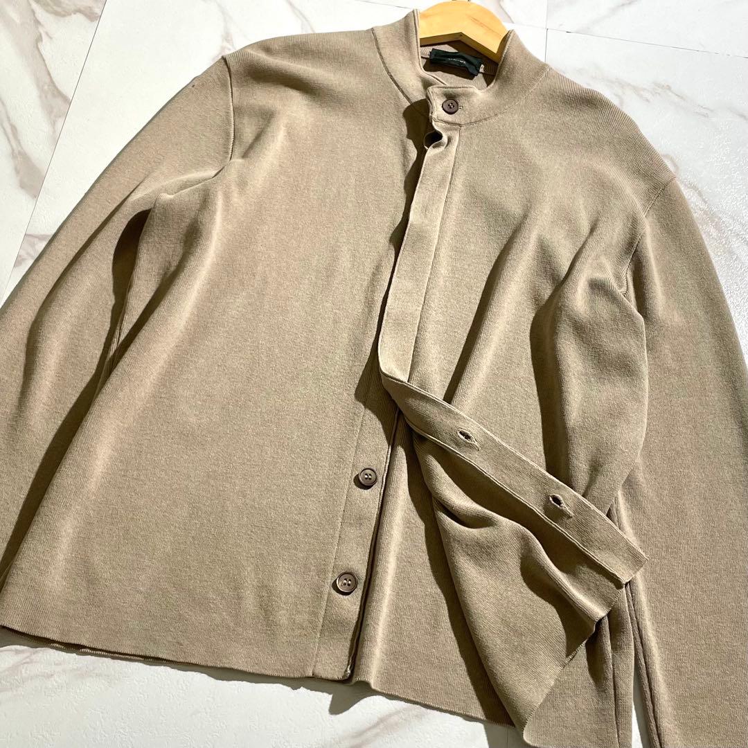 極美品✨ ザノーネ カーディガン 長袖 ニット セーター ウール ブラウン系