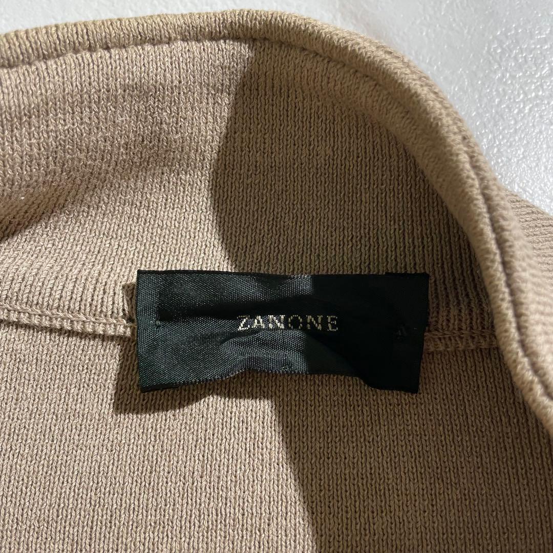 極美品✨ ザノーネ カーディガン 長袖 ニット セーター ウール ブラウン系