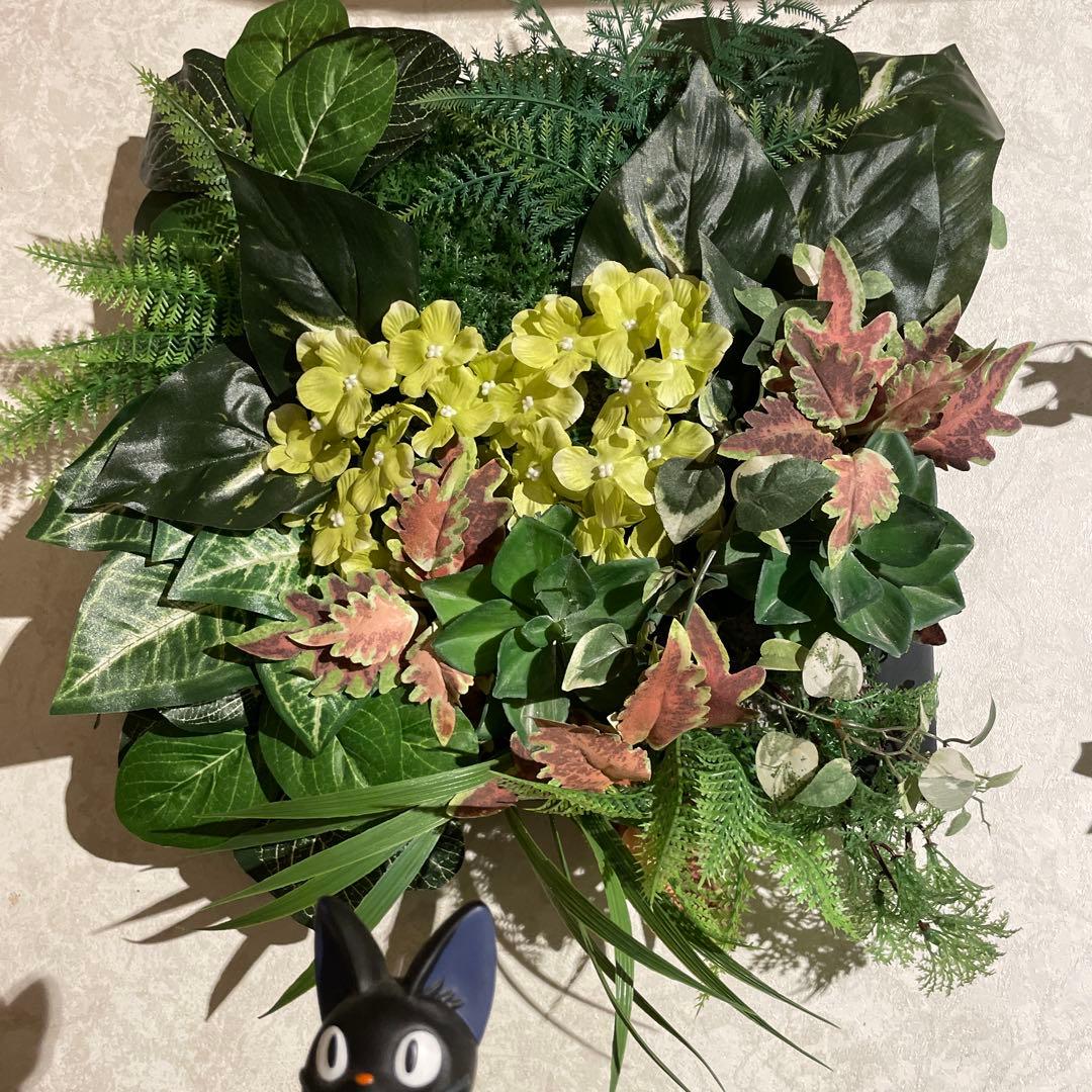 壁掛けウォールグリーン 観葉植物 Wall Green Decor 光触媒 抗菌