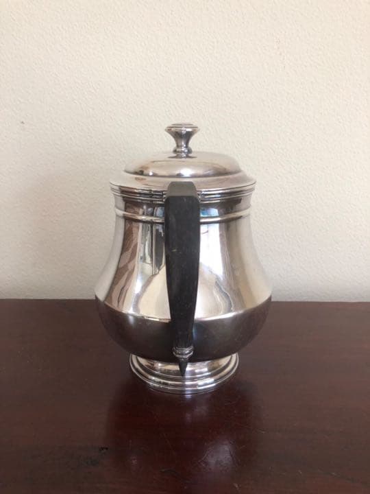フランス アンティーク シルバー 大 ティーポット 海軍 Boulenger