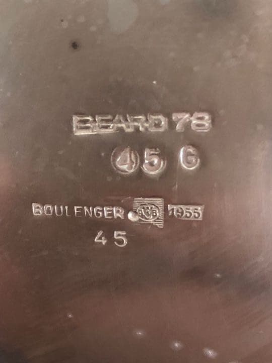 フランス アンティーク シルバー 大 ティーポット 海軍 Boulenger