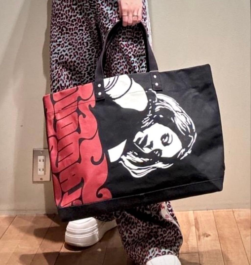 ヒステリックグラマー VIXEN GIRL トートバッグ BLACK