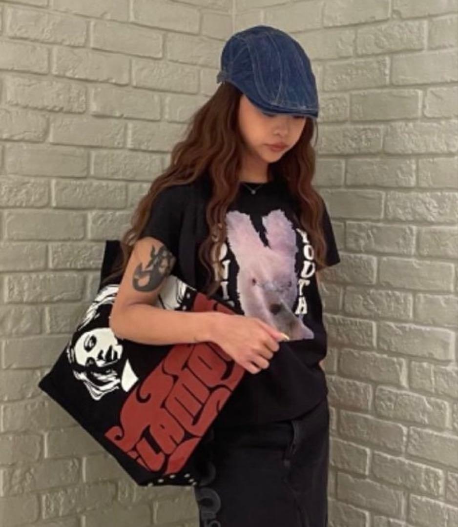 ヒステリックグラマー VIXEN GIRL トートバッグ BLACK