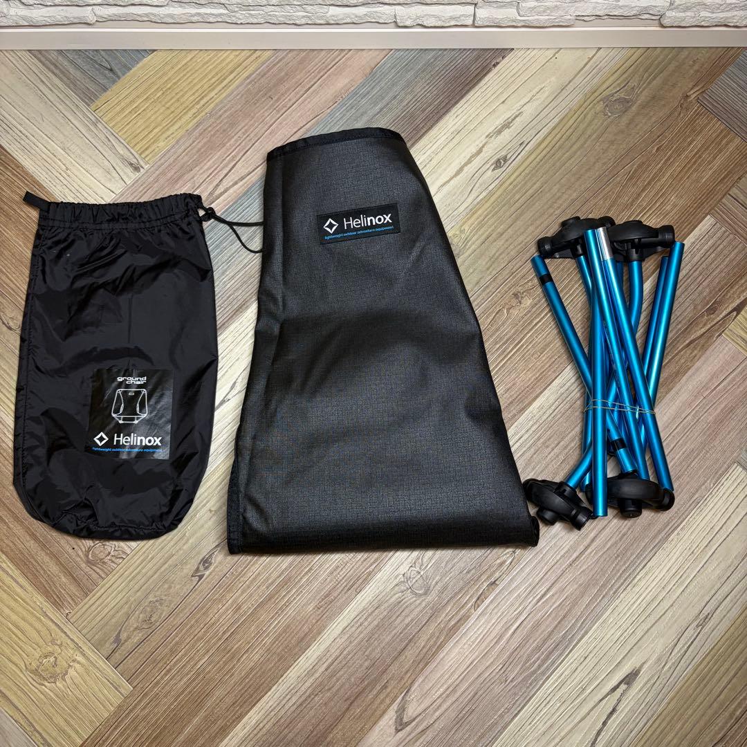 【極美品】Helinox ヘリノックス グラウンドチェア ブラック