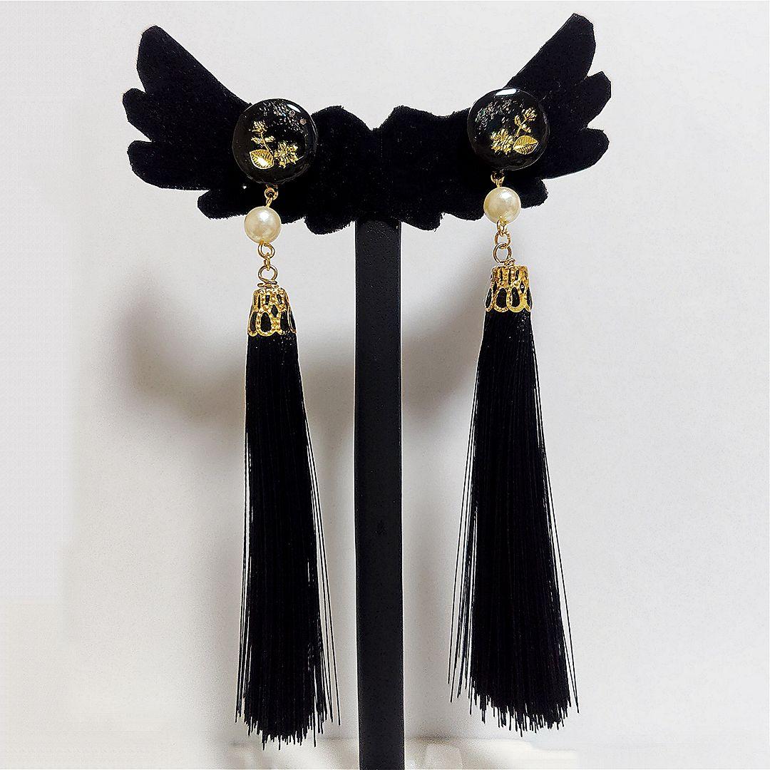 【1185】タッセルピアス•イヤリング
